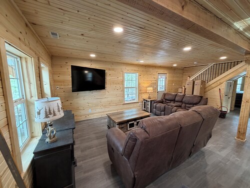 Welcome to DeepWoods Lodge at Hatfield McCoy. 3BR Mountain Log home on 22 acres.