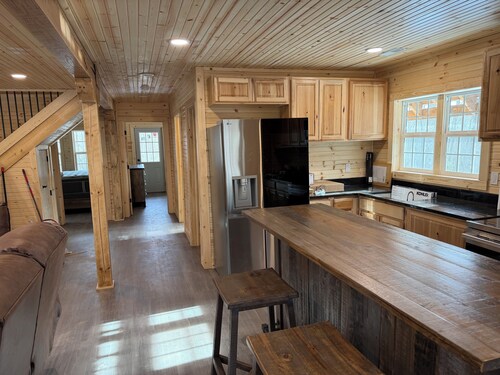 Welcome to DeepWoods Lodge at Hatfield McCoy. 3BR Mountain Log home on 22 acres.
