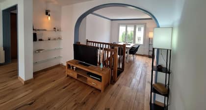Charming duplex near the spa with garden just a stone's throw from Lake Geneva