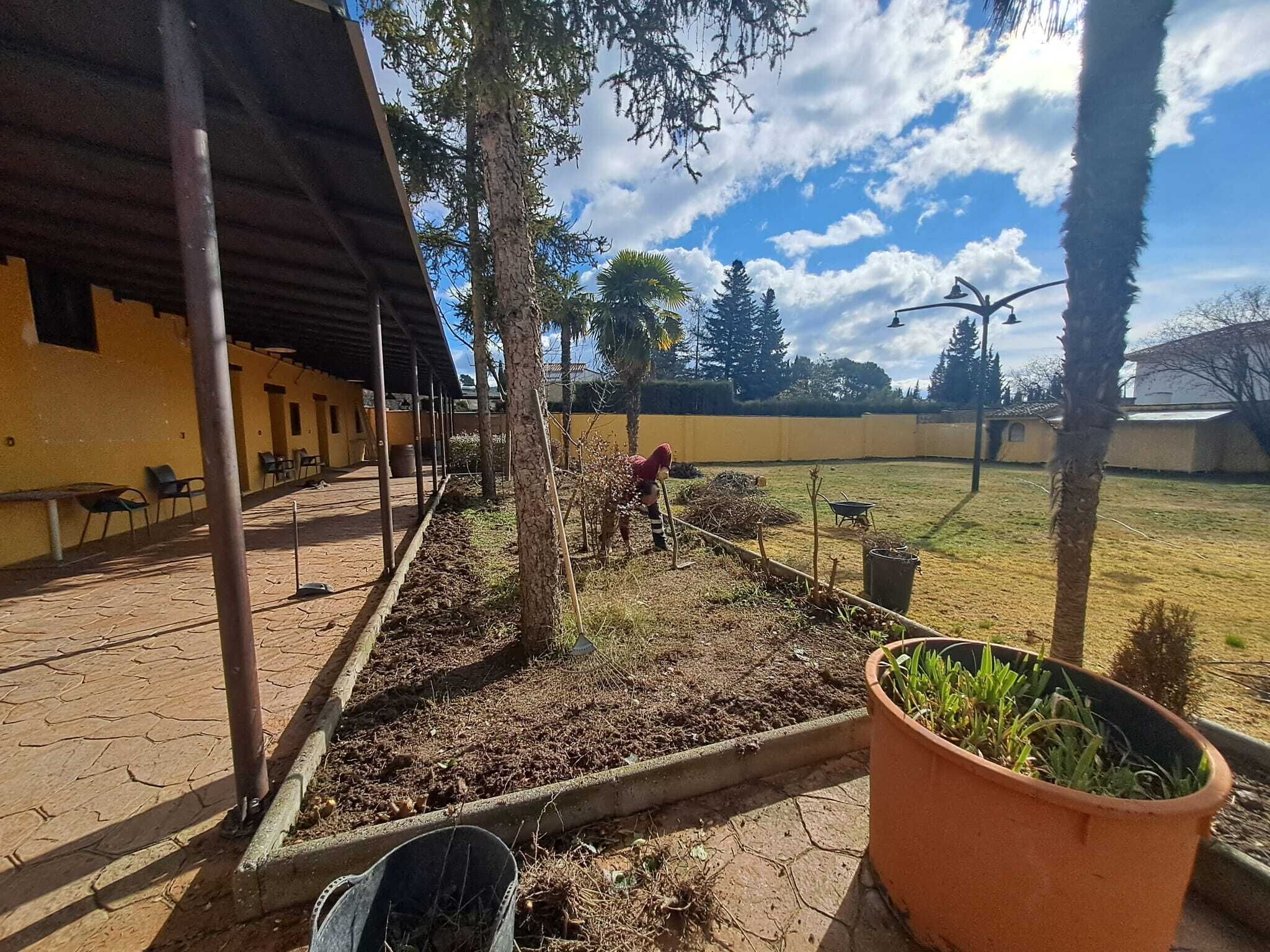 Enceinte de l’hébergement