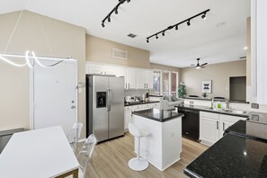 House, Patio | Private kitchen - Modern 4B Retreat with Pool in Frisco (Frisco)