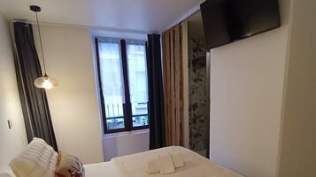 Comfort Double or Twin Room | Premium bedding, memory-foam beds, blackout curtains, free WiFi