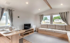 Living area - Parkdean Crimdon Dene Heated Sea View Caravan (Hartlepool)