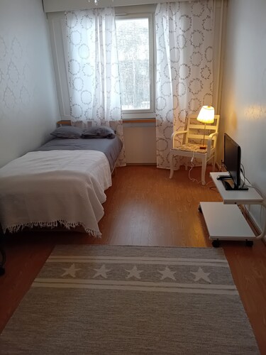 Lovely 2-bedroom apartment with a living room in welcoming Valkeakoski,Finland