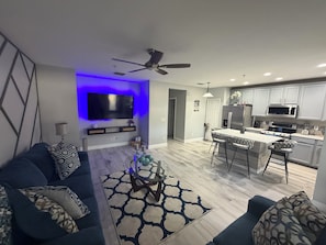 Smart TV, video games, ping pong