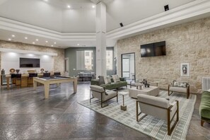 Games room - Luxury 1B w Pool near Legacy West (Frisco)