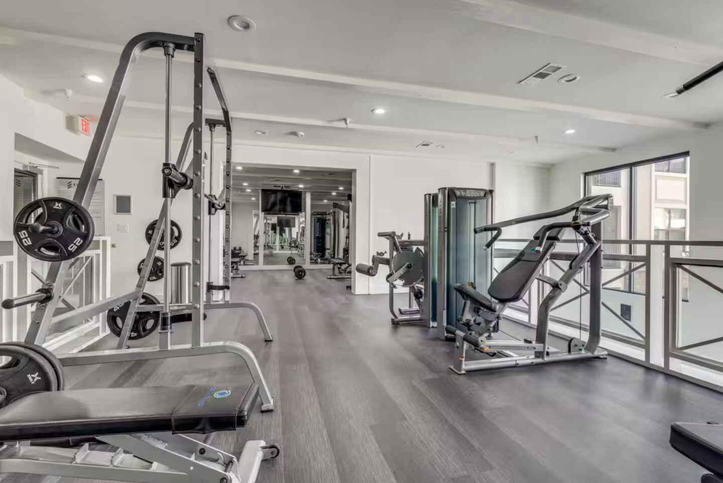 Apartment, Balcony | Fitness facility