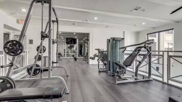 Apartment, Balcony | Fitness facility
