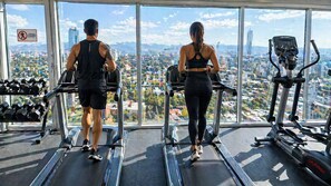 Fitness facility - Vista Tower, Apartamento 3 hab. piscina, gym, rooftop (San Salvador)