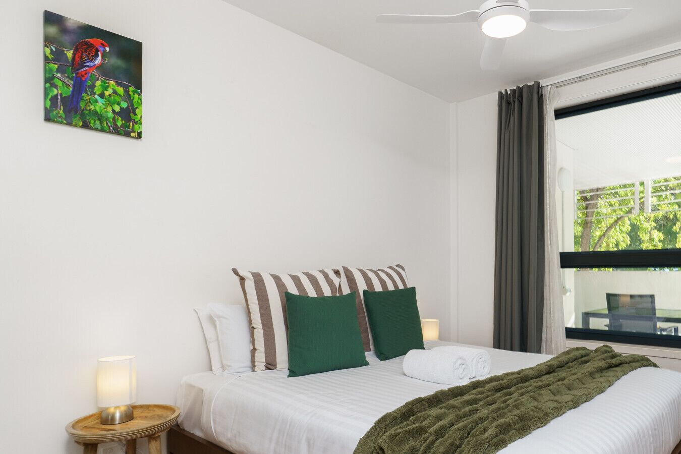 2 chambres, bureau, fer et planche à repasser, Wi-Fi gratuit