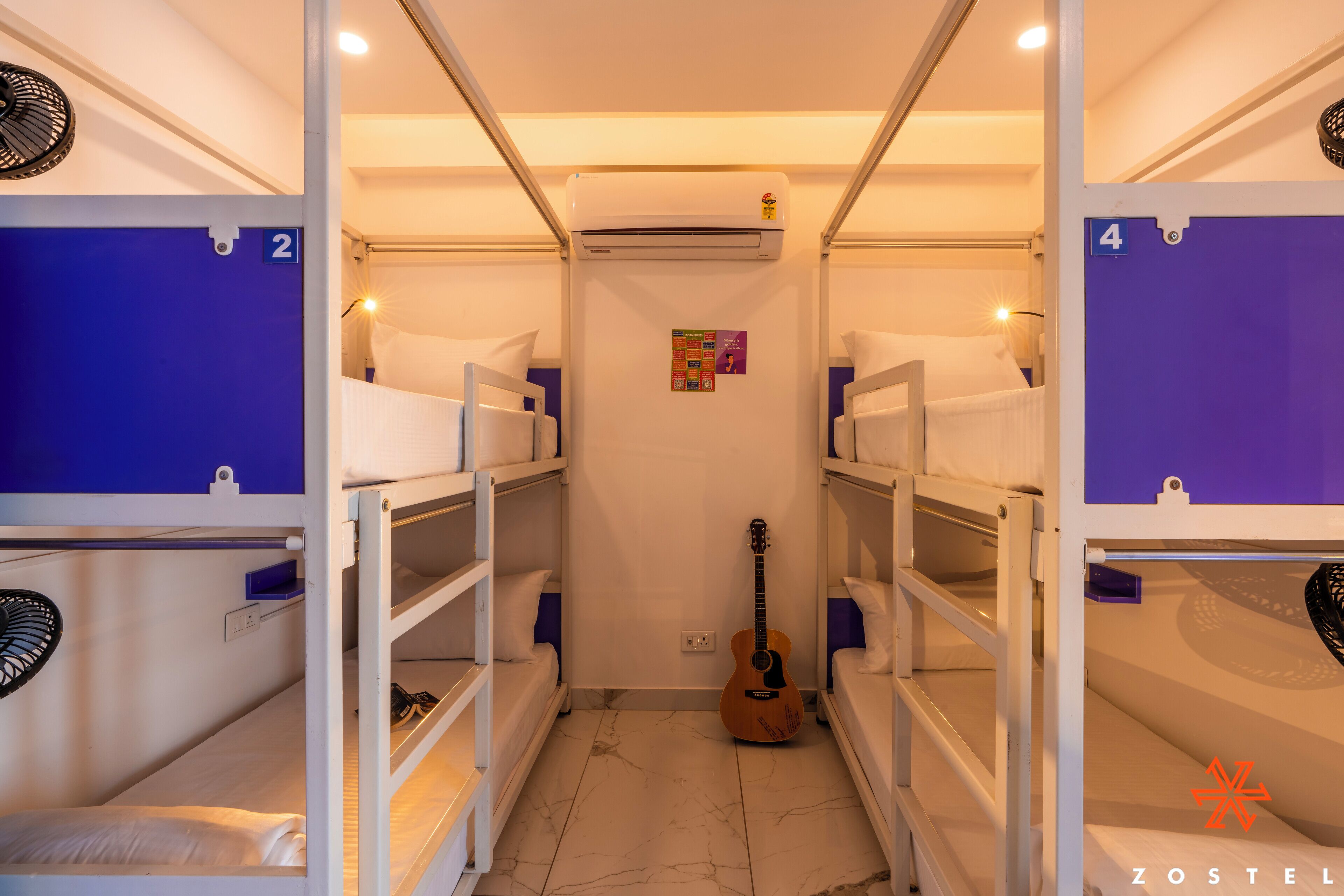 Deluxe 6 Bed Mixed Dorm (with balcony)