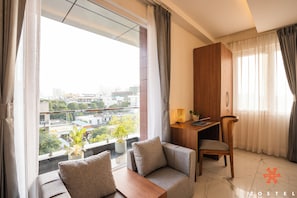 Quarto luxo, vista para a cidade (Private) | Parte interna