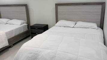 Iron/ironing board, WiFi, bed sheets