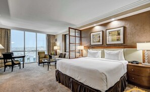 Desk, iron/ironing board, WiFi, bed sheets - MGM Signature-10-718 Jacuzzi Studio (Las Vegas)