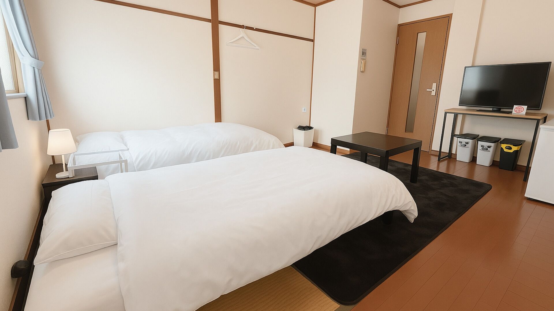 遮光窗簾/窗簾、免費 Wi-Fi、床單