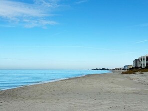 On the beach