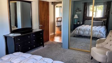 3 slaapkamers, een bureau, een strijkplank/strijkijzer, gratis wifi