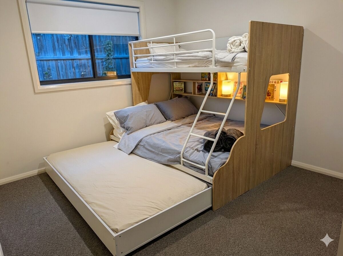 4 bedrooms, iron/ironing board, travel cot, free WiFi