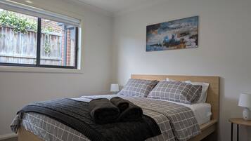 4 bedrooms, iron/ironing board, travel cot, free WiFi