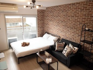 1 bedroom, Internet - 402-Brooklyn Room ｜ 3 ppl | W-Bed & Sofa Bed | Golden Gai & Kabukicho | 21㎡ (Kabukicho,Shinjuku-ku)