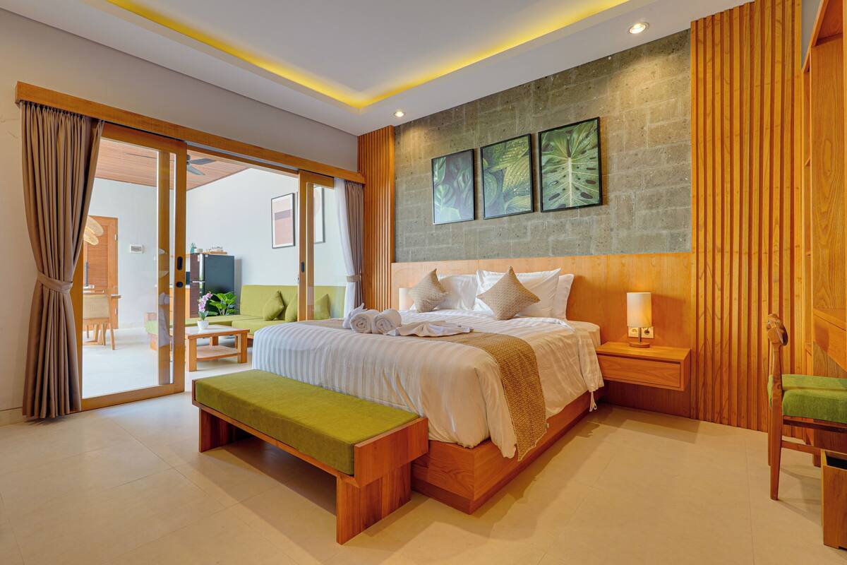 Villa, Pool View | In-room safe, desk, laptop workspace, free WiFi