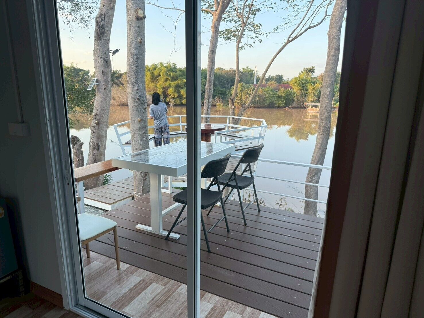 Vue depuis l’hébergement