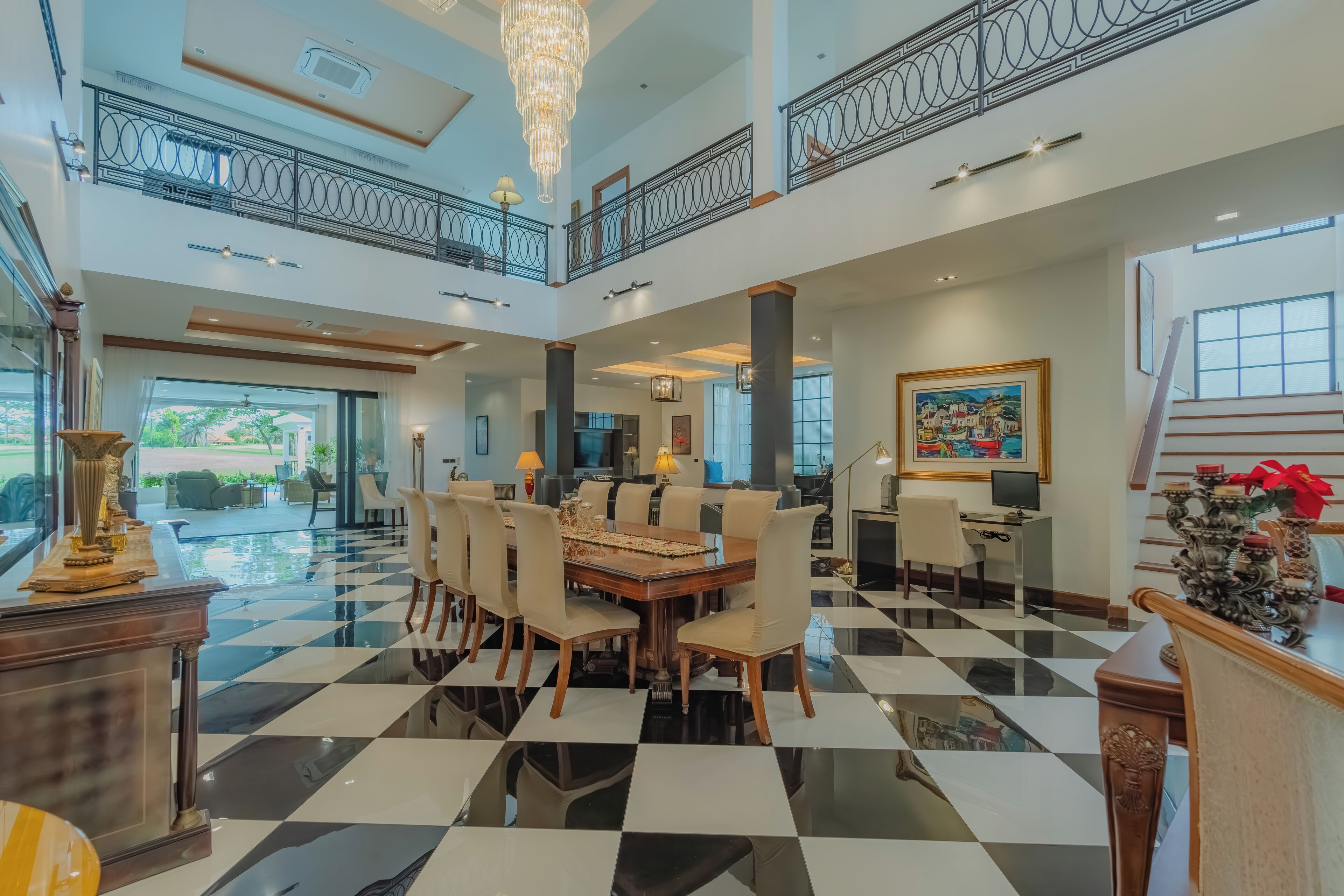 빌라, 골프장 전망 | 다이닝