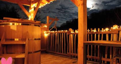 The perched bathhouse