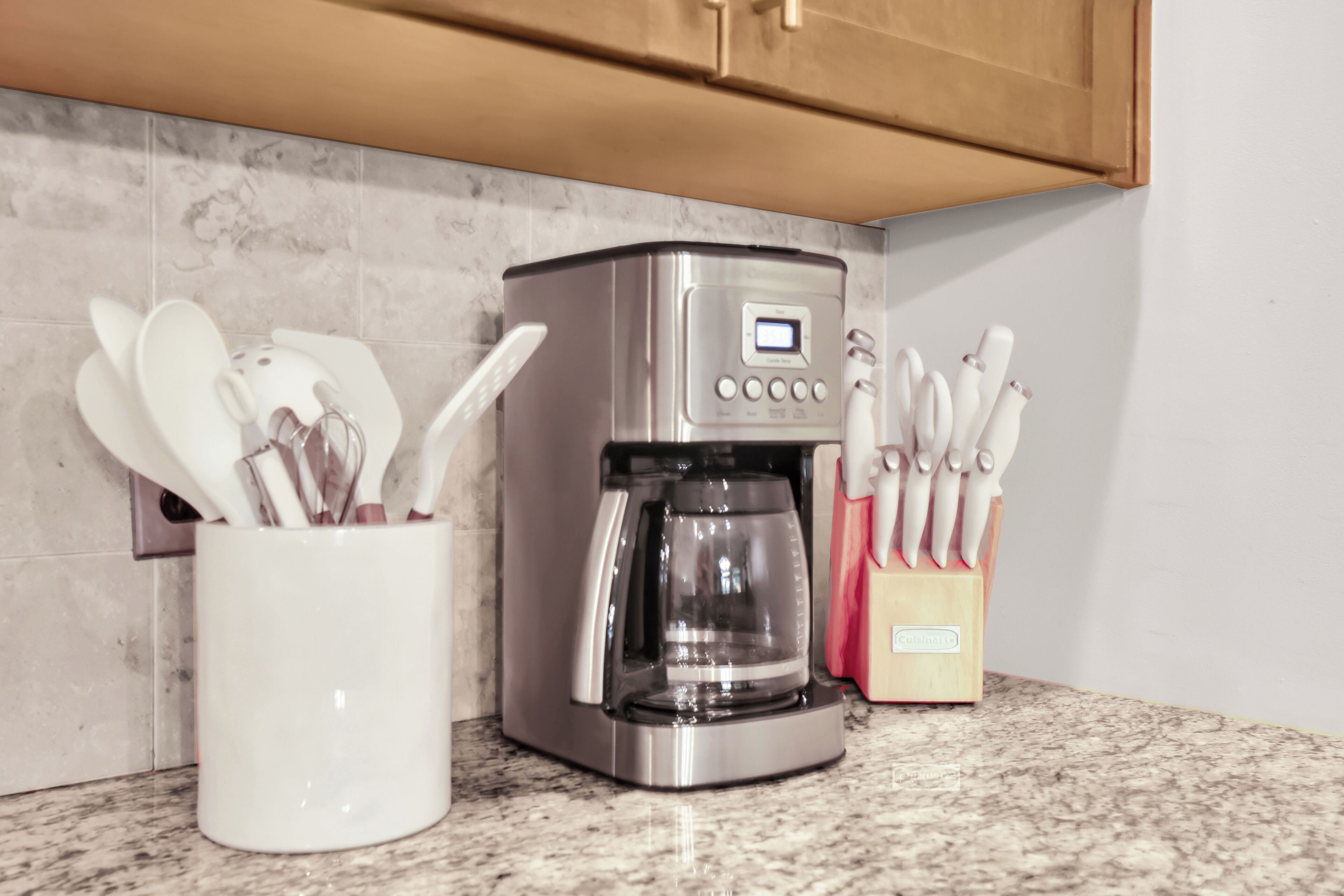 Coffee station.