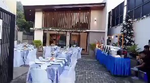 Außenbereich für Bankette