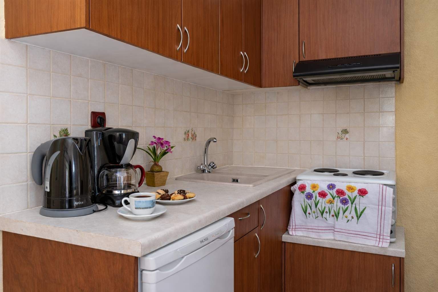 Plaque de cuisson, cafetière/bouilloire, bouilloire électrique