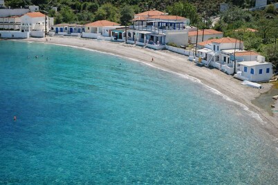 Agali Beach - Studio with Garden View in Chios