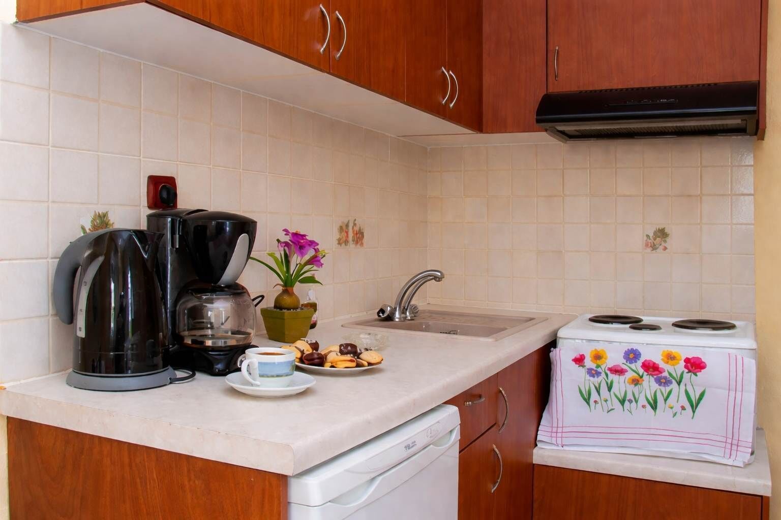 Plaque de cuisson, cafetière/bouilloire, bouilloire électrique