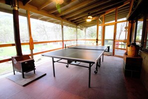 Games room - Deer Hollow Cabin - A family-friendly 3-bedroom cabin in charming Three Rivers (Three Rivers)