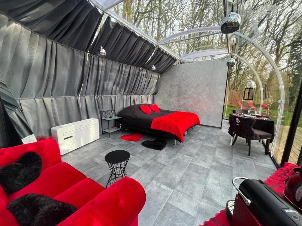 Zelt, 1 King-Bett, Gartenblick