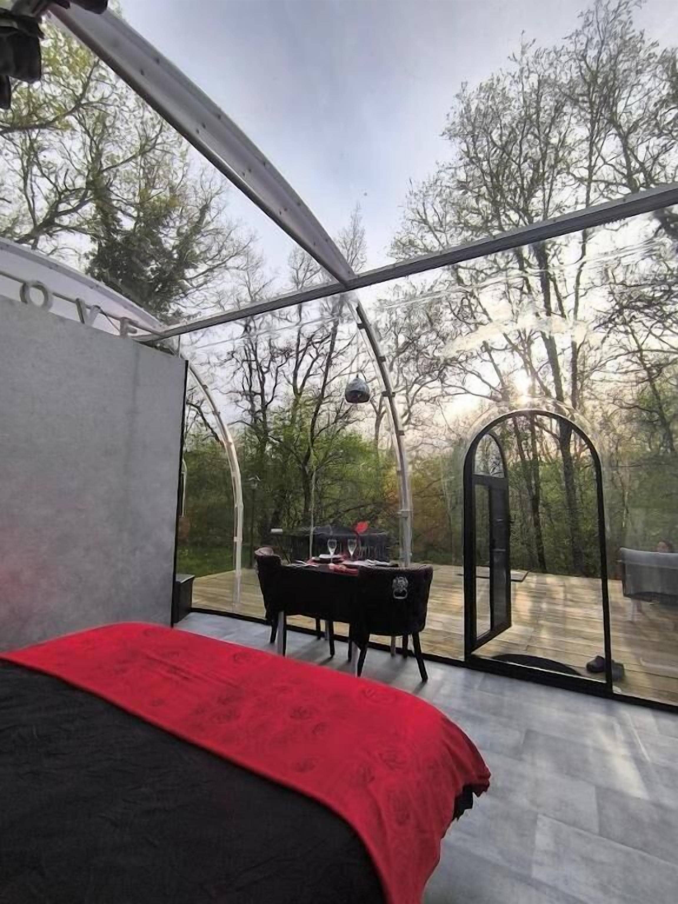 Tienda de campaña, 1 cama King size, vista al jardín