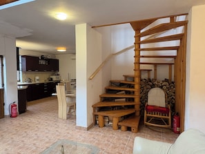 Flachbildfernseher, Kamin