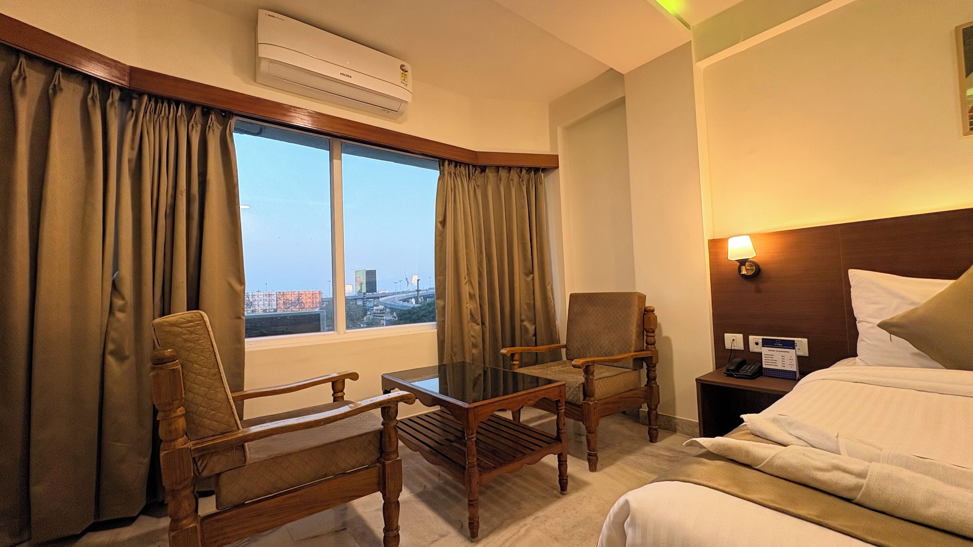 Superior Room | Premium bedding, desk, laptop workspace, blackout curtains