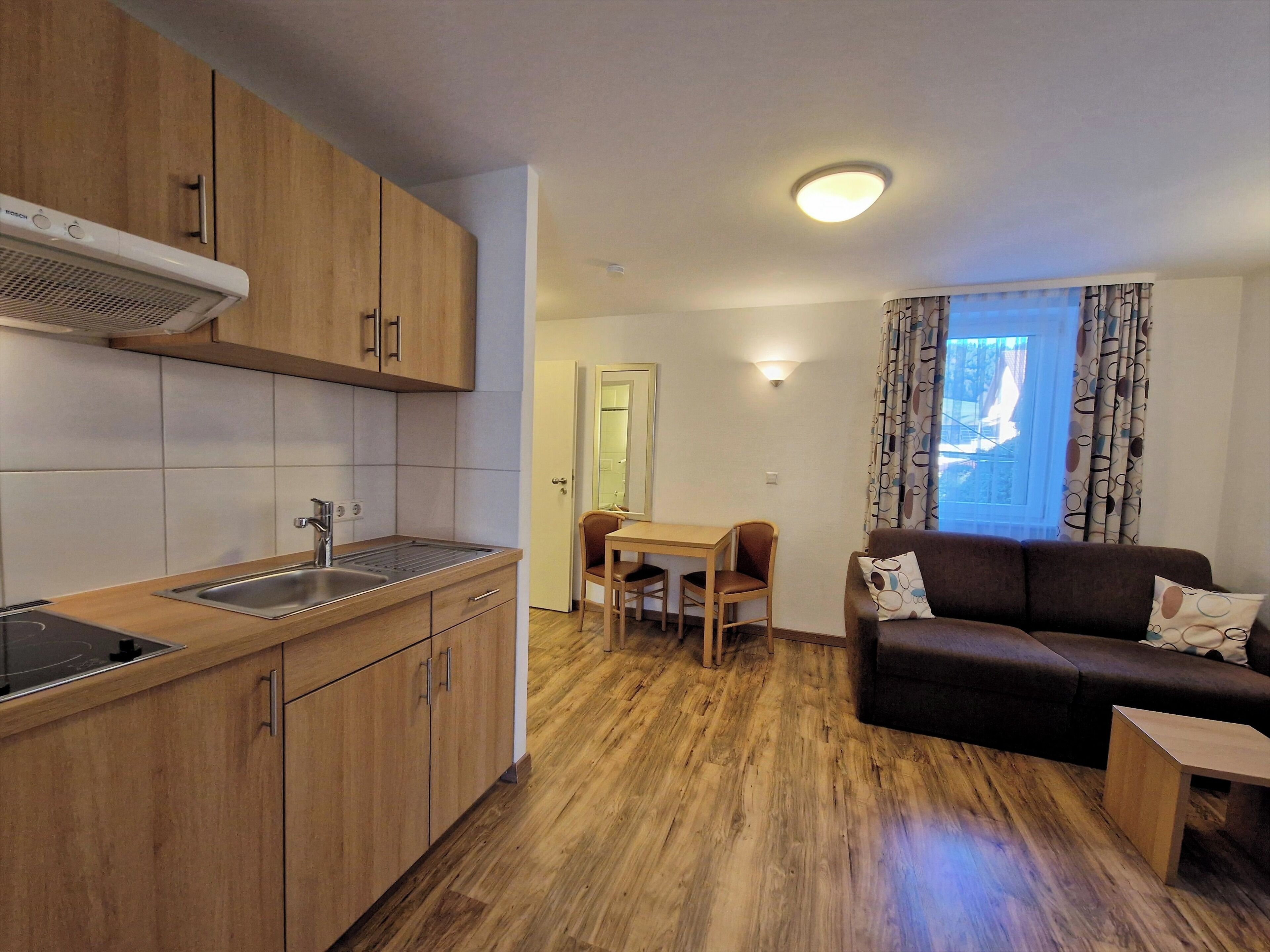Comfort Apartment im Apartmenthaus | Yksityinen keittonurkkaus