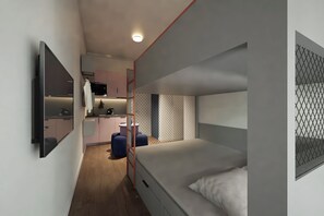 家庭开间 | 办公桌、免费 WiFi、床单