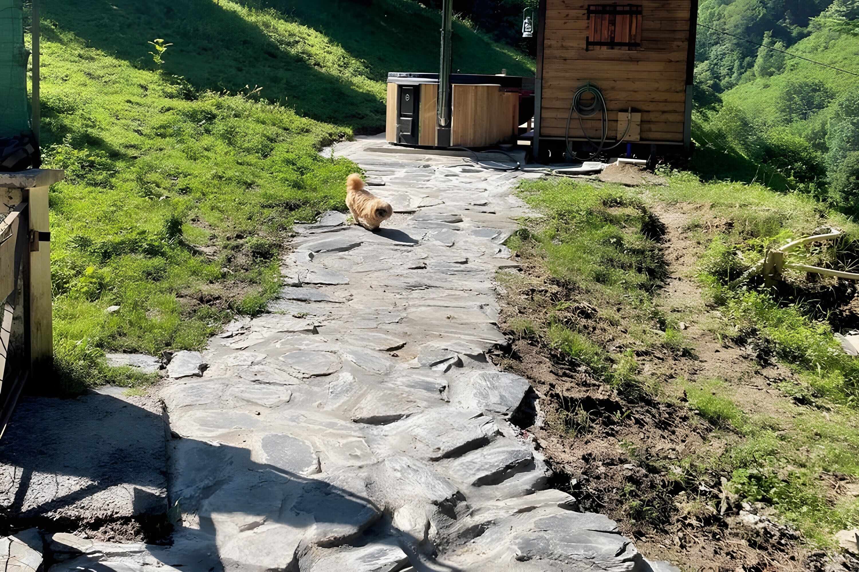 Enceinte de l’hébergement