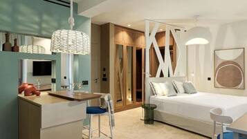 In-room safe, desk, laptop workspace, soundproofing