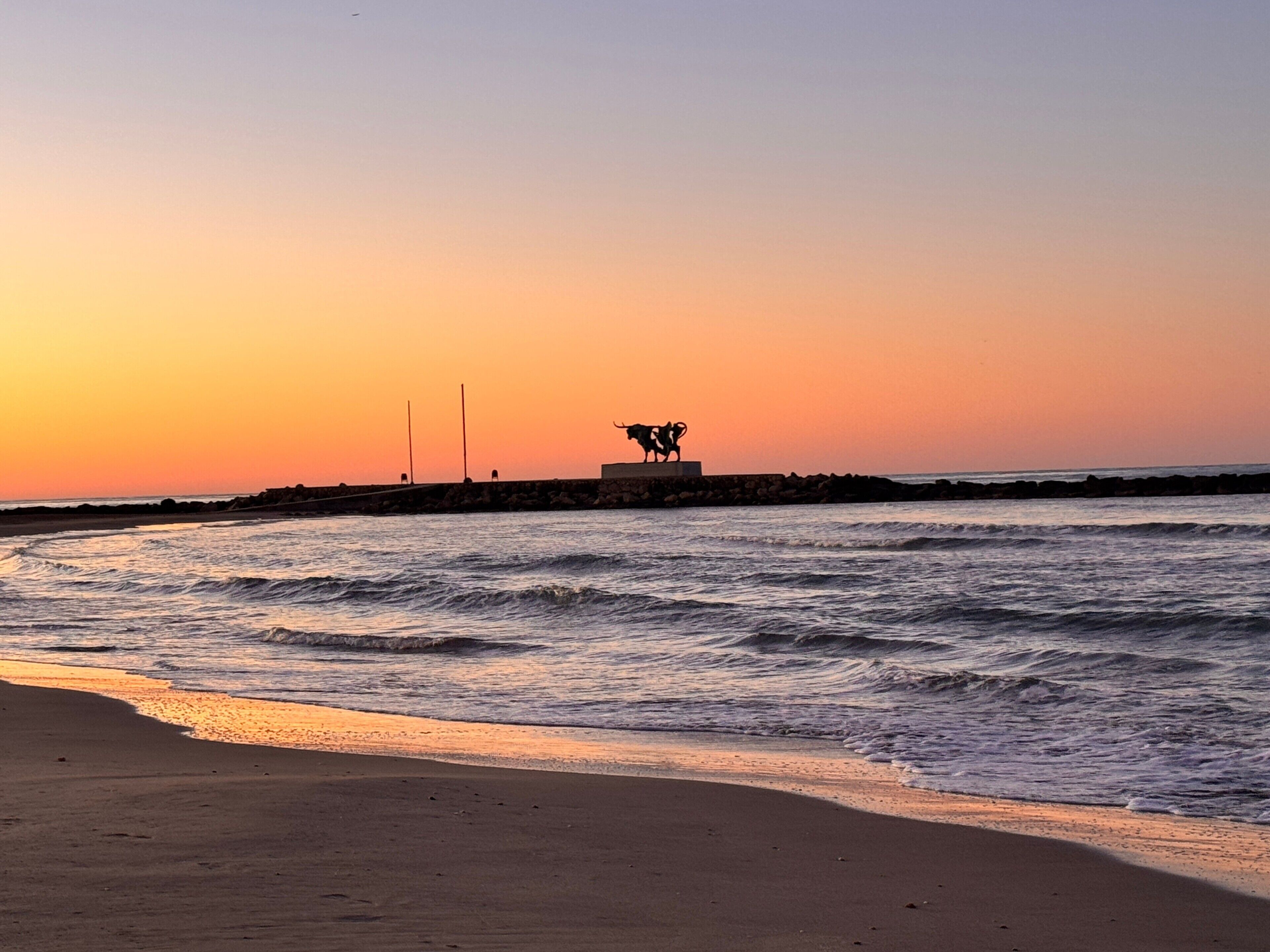 Vlak bij het strand