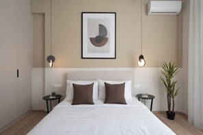 奢華公寓, 城市景觀 | 客房內保險箱、獨特裝潢、布置獨特、筆電工作空間