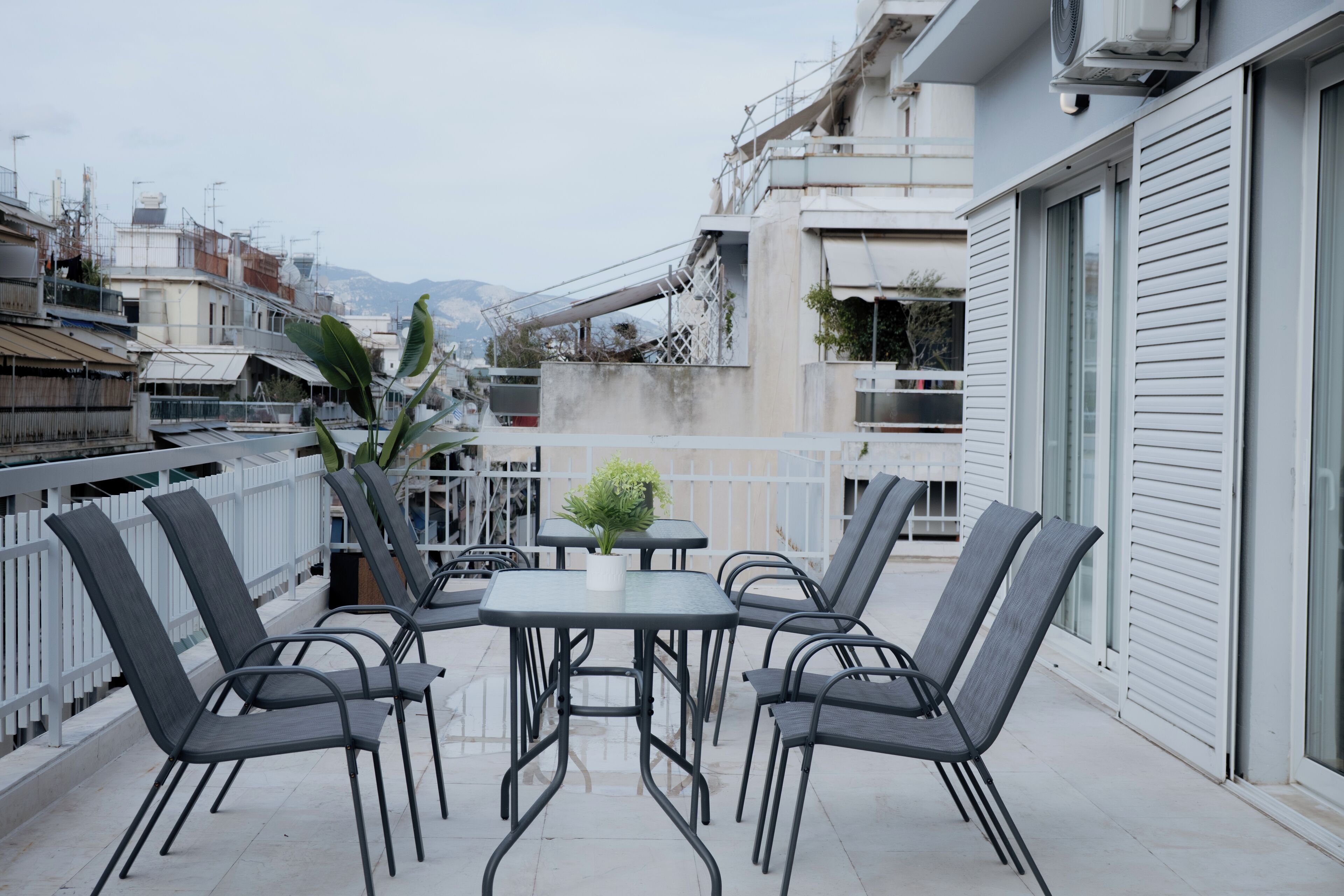 Luksus-lejlighed - 4 soveværelser - ikke-ryger - byudsigt | Terrasse/gårdhave