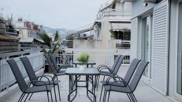 Luksus-lejlighed - 4 soveværelser - ikke-ryger - byudsigt | Terrasse/gårdhave