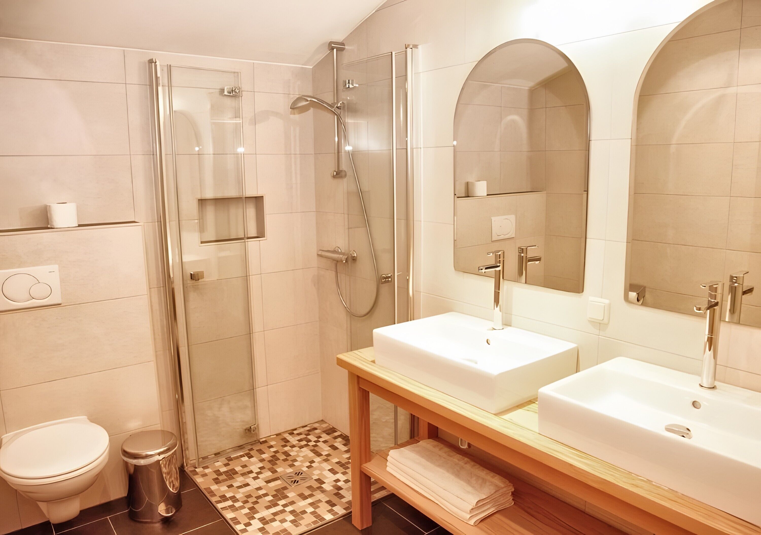 淋浴设施、吹风机、毛巾