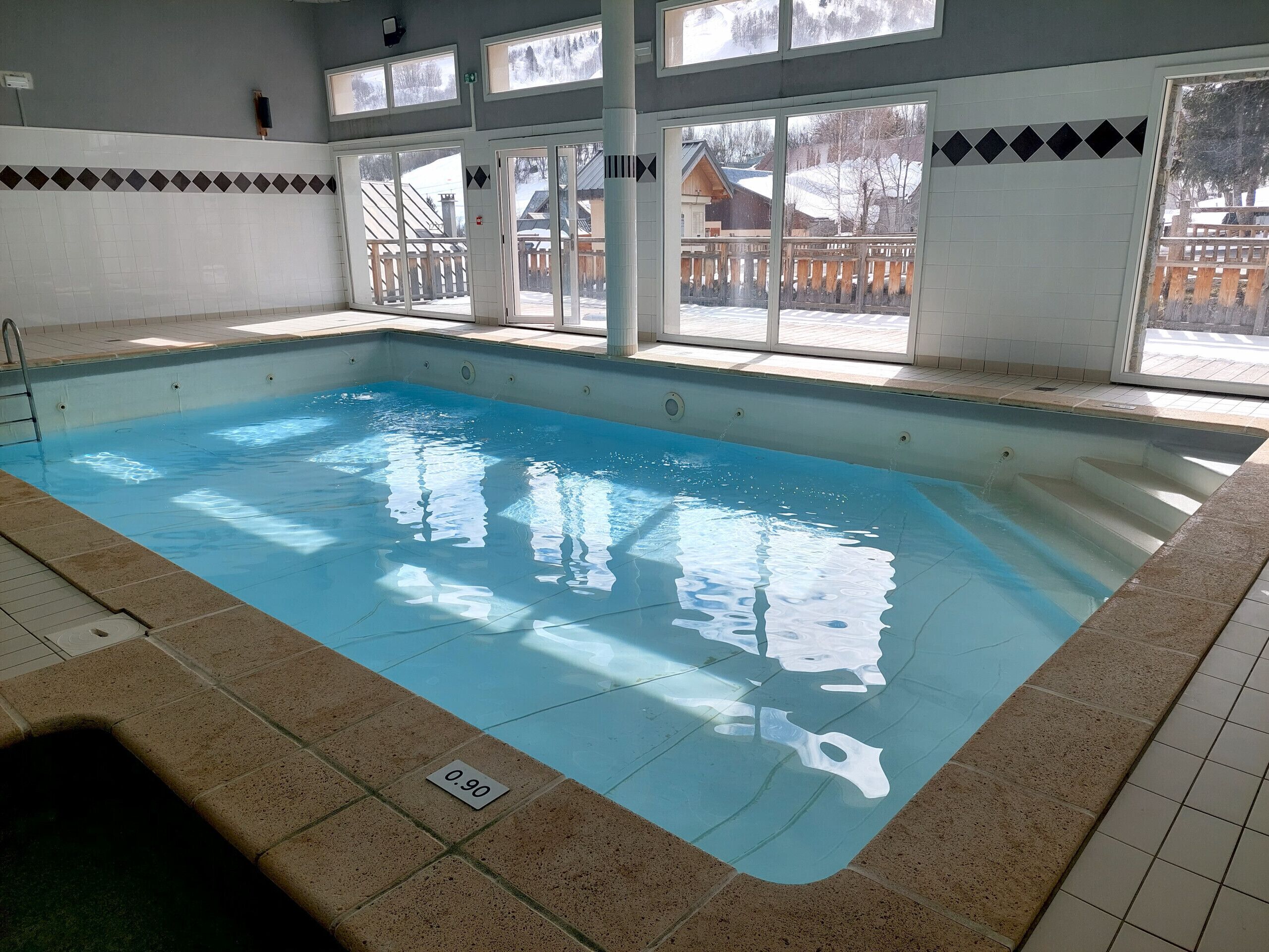 Una piscina climatizada