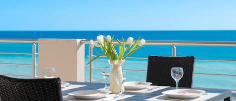 Villa, 2 Bedrooms, Private Pool, Sea View | Balkoni