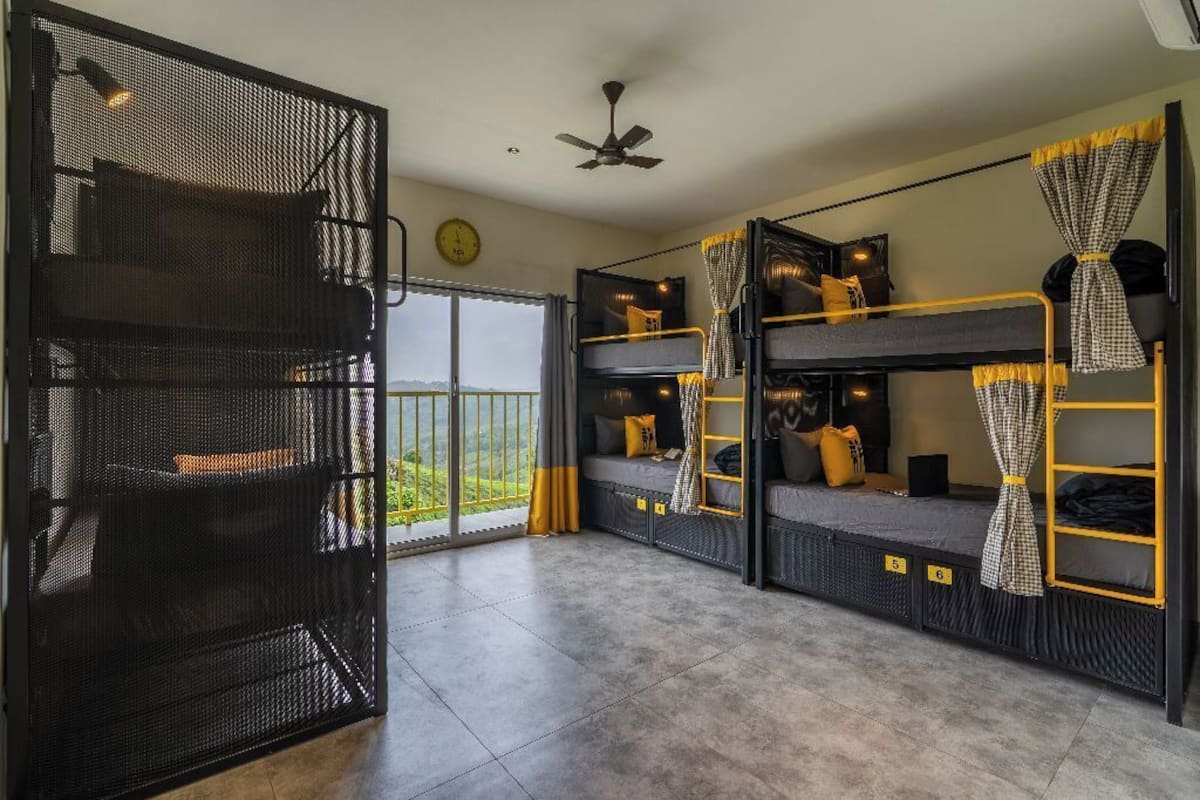 Bed in 6 Bed Mixed Dormitory with Balcony and Garden View | Free WiFi